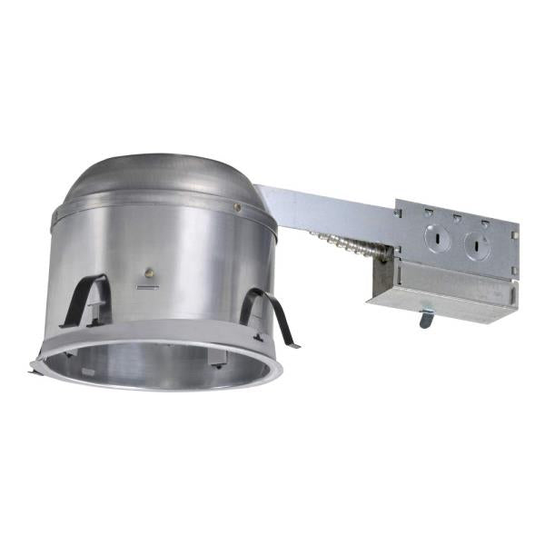 HALO H27RICAT Recessed Lighting Remodel IC Air-Tite Shallow Housing, 6", Aluminum