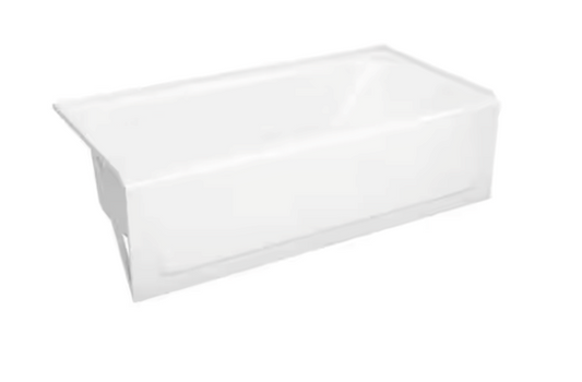 Bootz Industries Maui 60 in. x 30 in. Soaking Bathtub with Left Drain in White 011-3341-00