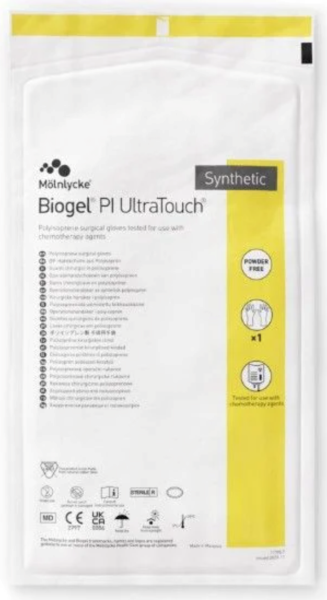 Mölnlycke Biogel® PI UltraTouch® Size 7.5 41175 Polyisoprene surgical gloves