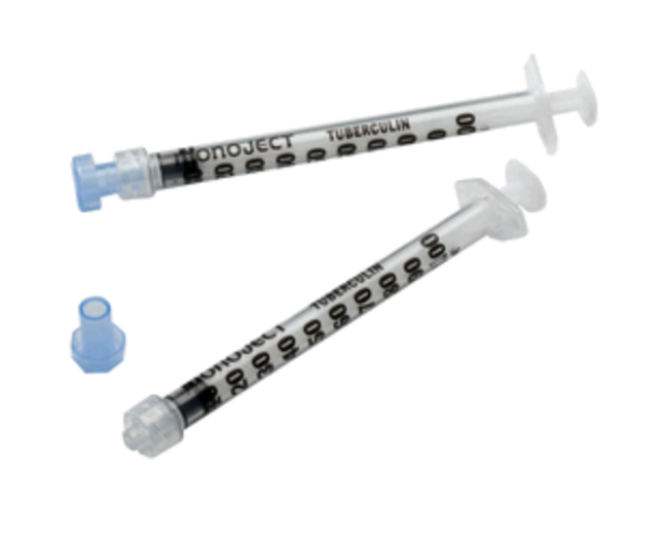 Covidien Monoject* Sterile 1 mL Luer Lock Insulin & Tuberculin Syringes 240 UNITS