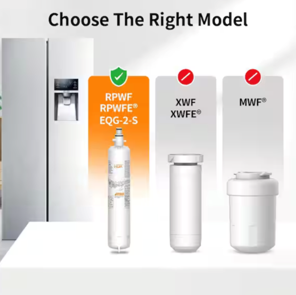 HDX HDX EQG-2-S Refrigerator Water Filter GE RPWFE 