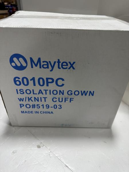 Maytex 6010PC Isolation Gown Pink 50 Count