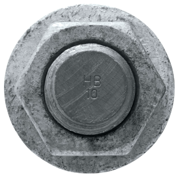 10 Pack Hilti HAS-B-105 HDG Anchor Rod 5/8" x 12" Nut Bolt Washer 2197974