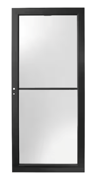 Andersen 3000 Series 36 in. Black Self-Storing Easy Install Storm Door