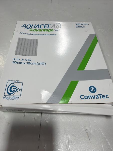 Convatec Aquacel Ag Advantage Dressing 4x5in