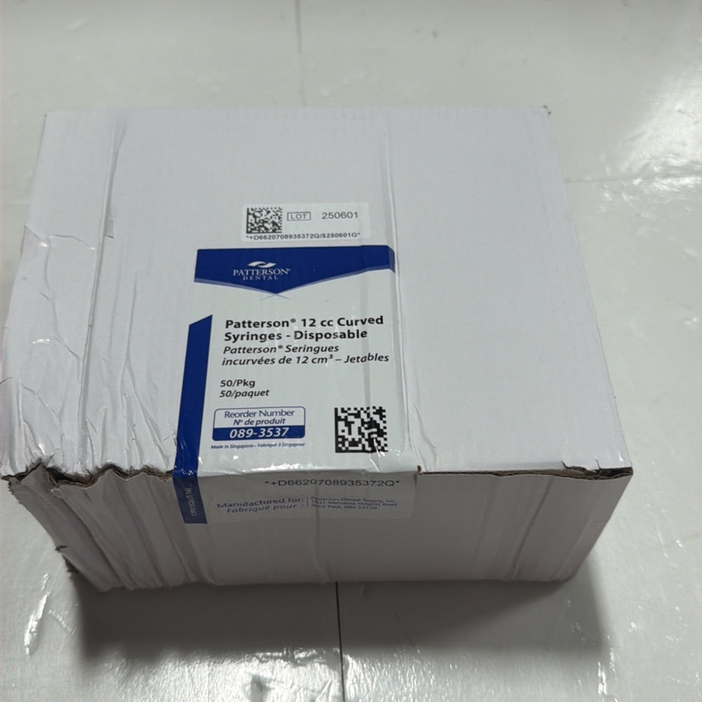 Patterson Dental 12 cc Curved Syringes - Disposable