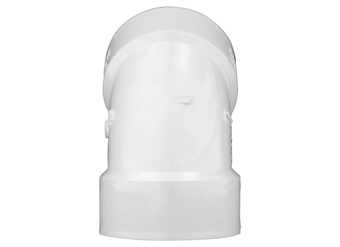 CHARLOTTE PIPE 4 DWV 1/6 Bend HUB X HUB DWV (Drain, Waste and Vent) (1 Unit Piece)