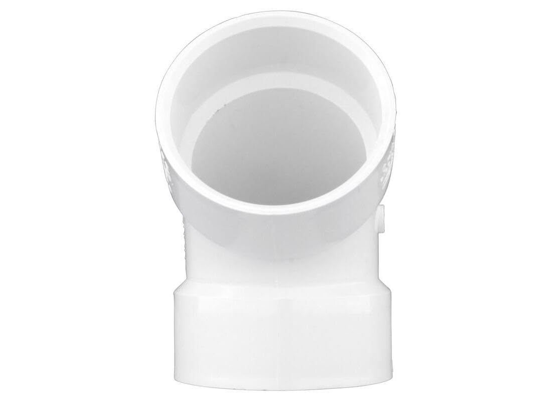 CHARLOTTE PIPE 4 DWV 1/6 Bend HUB X HUB DWV (Drain, Waste and Vent) (1 Unit Piece)