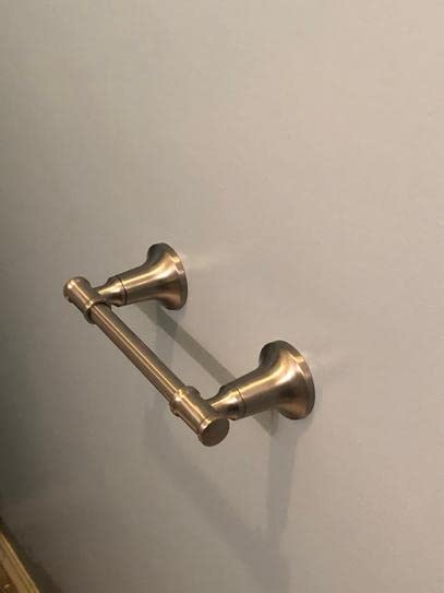 Delta Chamberlain Wall Mount Pivot Arm Toilet Paper Holder Bath Hardware Accessory in Champagne Bronze CML50-CZ