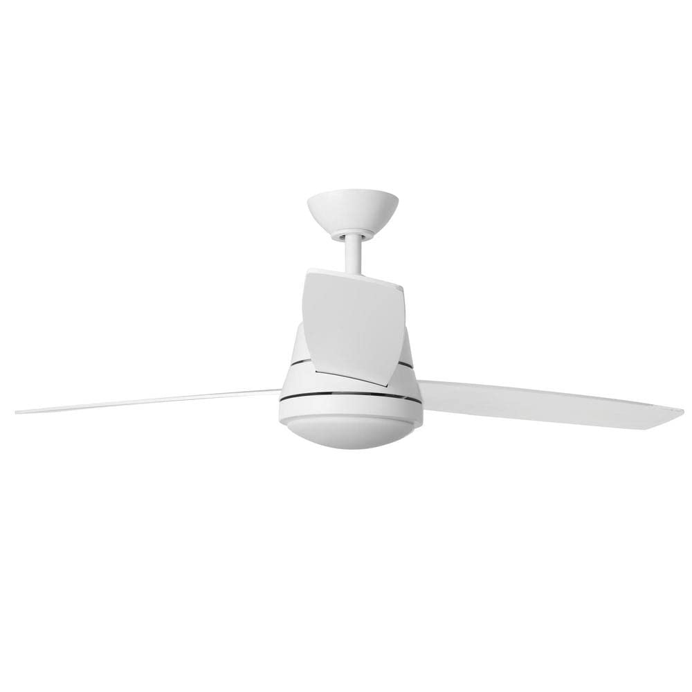 DOWNROD ONLY Hampton Bay Caprice 52 in. LED Indoor Matte White Ceiling Fan
