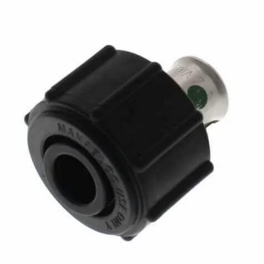Poly PEX Press Port Adapter, PEX Press x Manabloc Port, ½ x ½