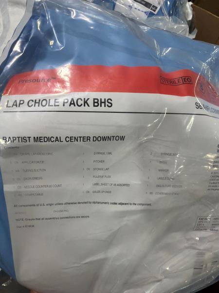 Cardinal Health Presource Lap Chole Pack BHS