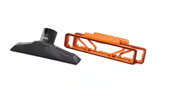 RIDGID 2-1/2 in. NXT MAX Locking Floor Tool Shop Vacuum Attachment with Soft and Hard - OPEN PACKAGE