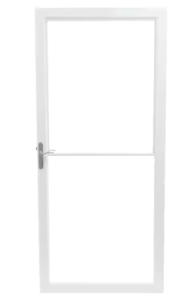 Andersen 2500 Series 36 in. White Self-Storing Storm Door