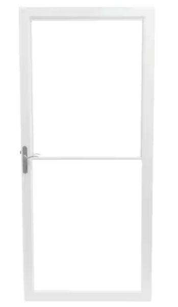 Andersen 2500 Series 36 in. White Self-Storing Storm Door