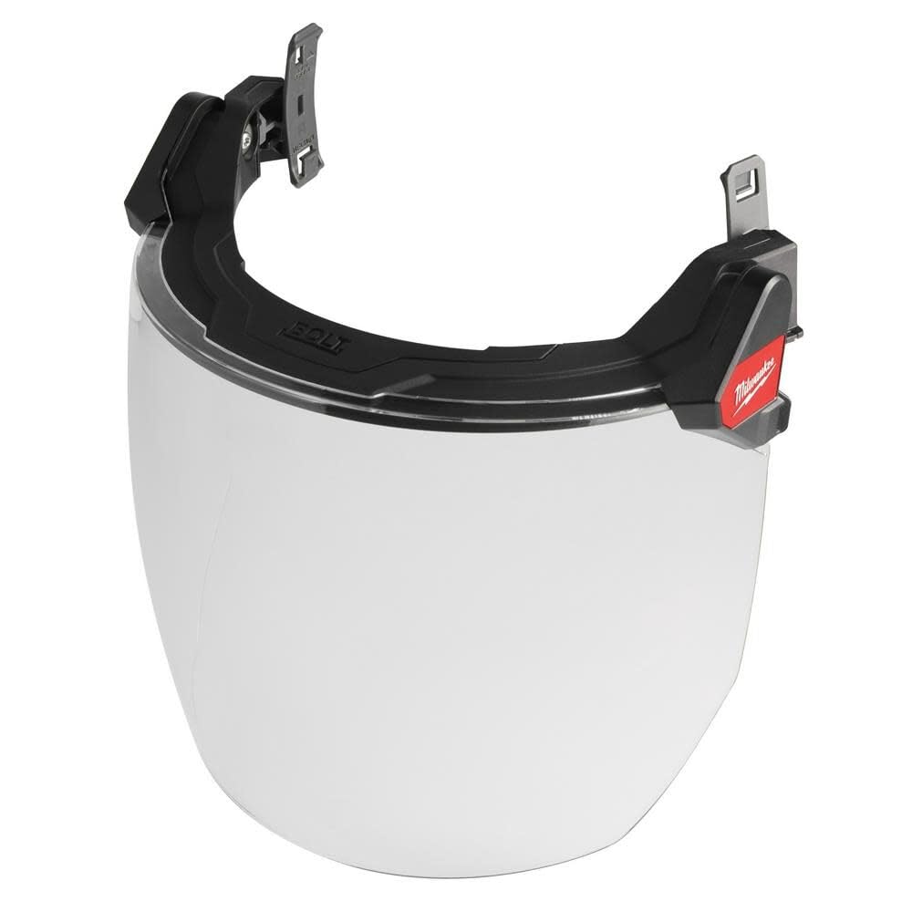 Milwaukee BOLT Full Face Shield, Clear, Compatible Safety Helmets & Hard Hats, 48-73-1420