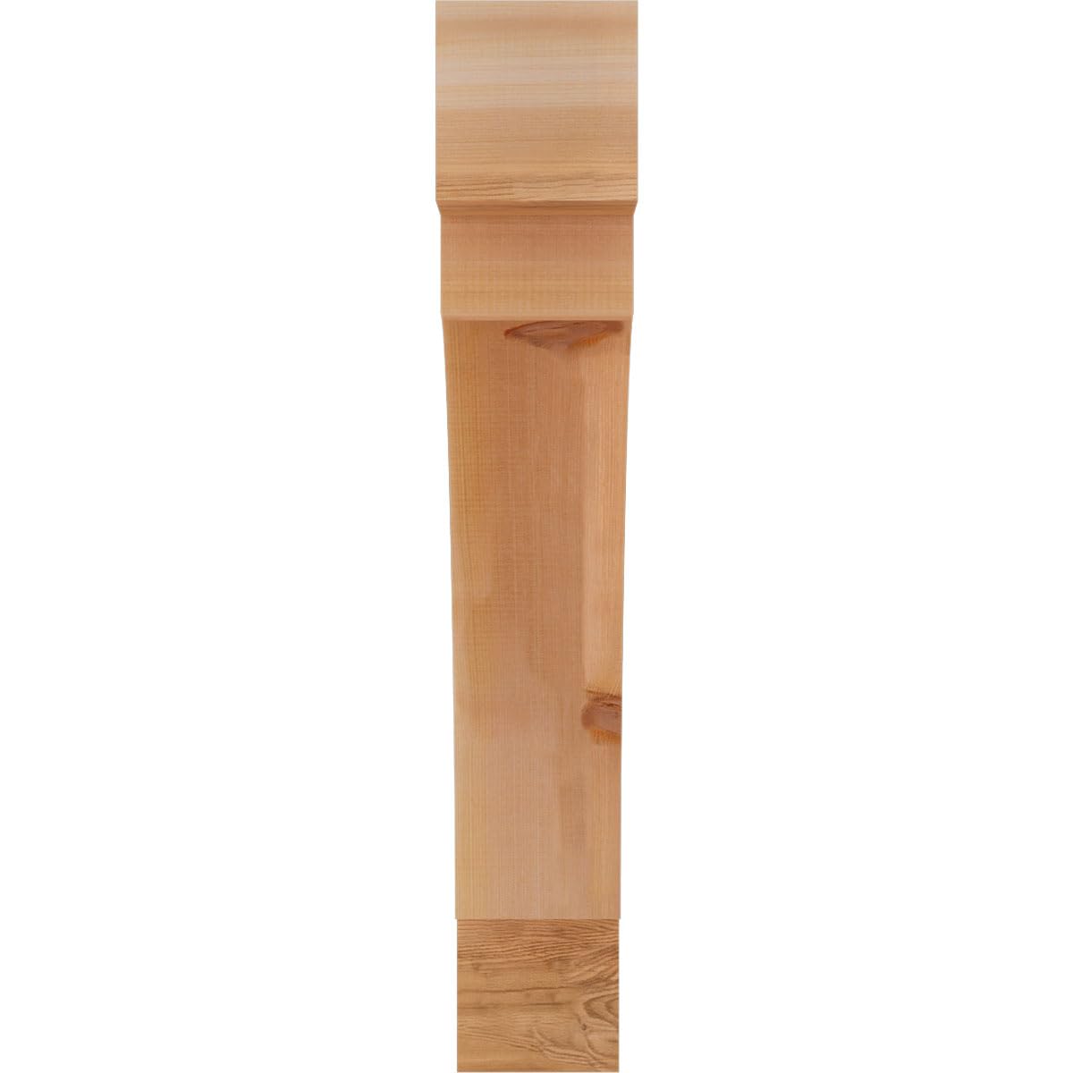 Ekena Millwork BRC06X30X36MRC00RWR 6"W x 30"D x 36"H Merced Rough Sawn Knee Brace, Western Red Cedar