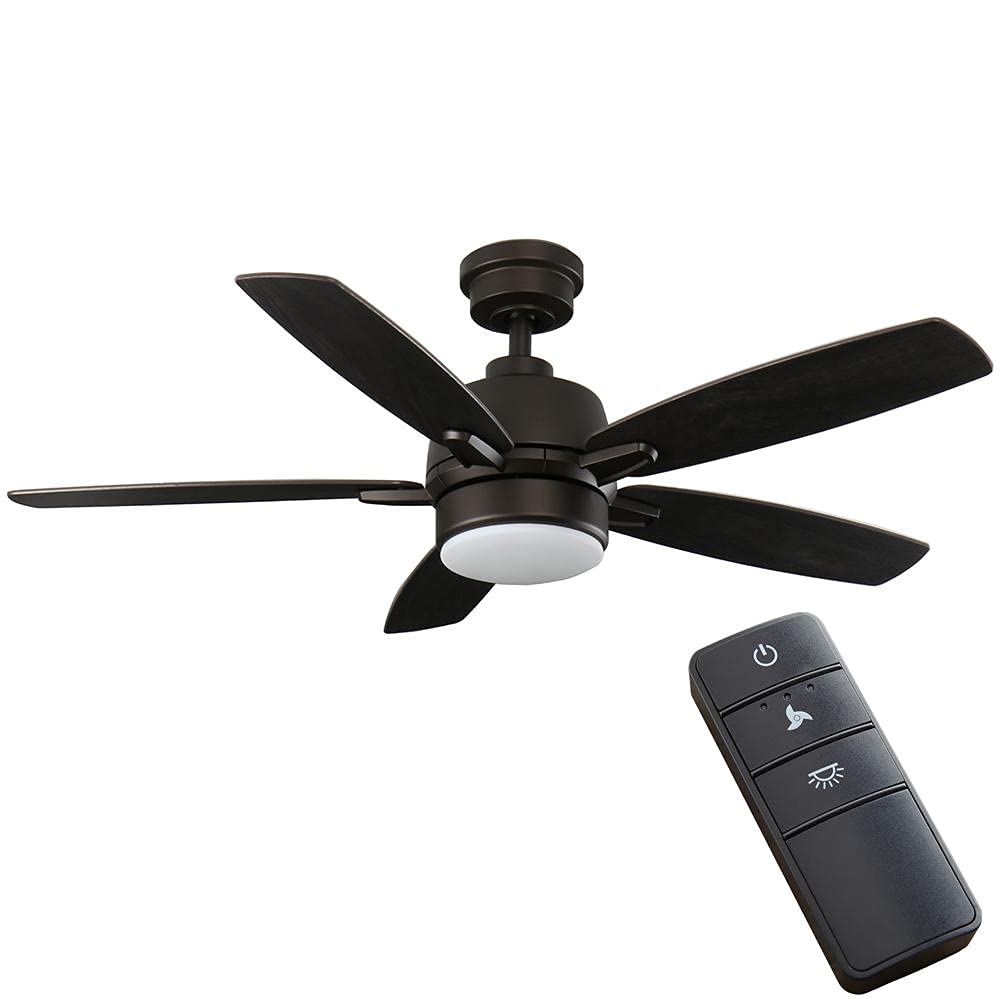 PARTS - LIGHT PAN ONLY Fawndale 46 in. Indoor Integrated LED Bronze Ceiling Fan 
