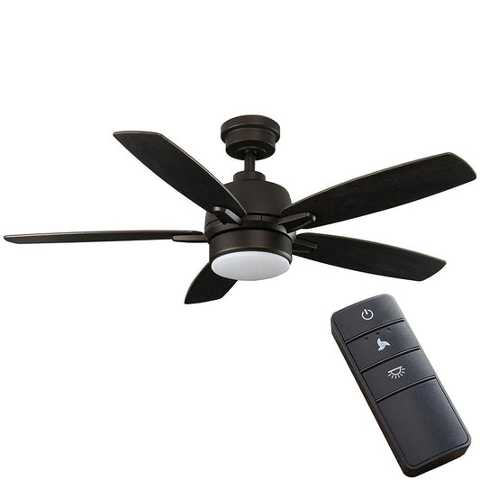 PARTS - LIGHT PAN ONLY Fawndale 46 in. Indoor Integrated LED Bronze Ceiling Fan 
