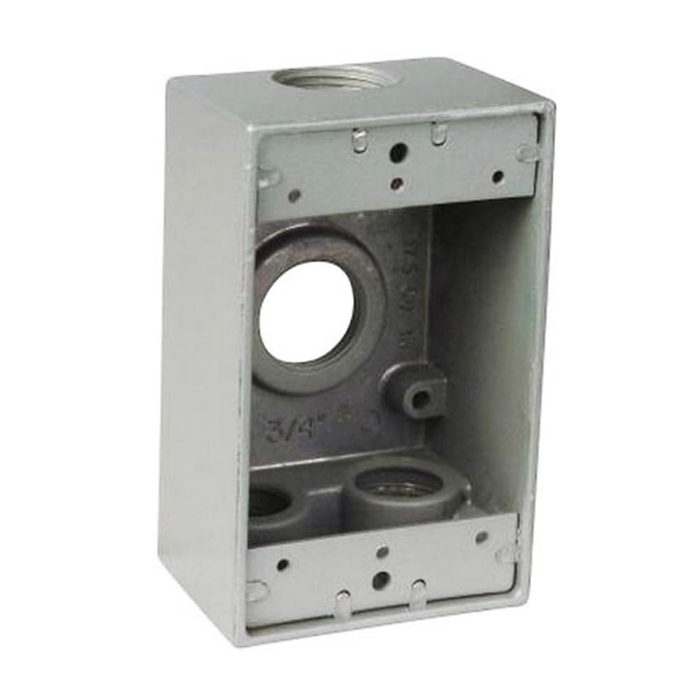 Red-Dot S106E 3/4 4Hole Rect Box