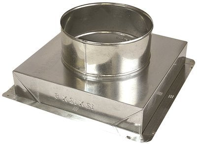 Master Flow 6 in. x 6 in. to 6 in. Ceiling Register Box