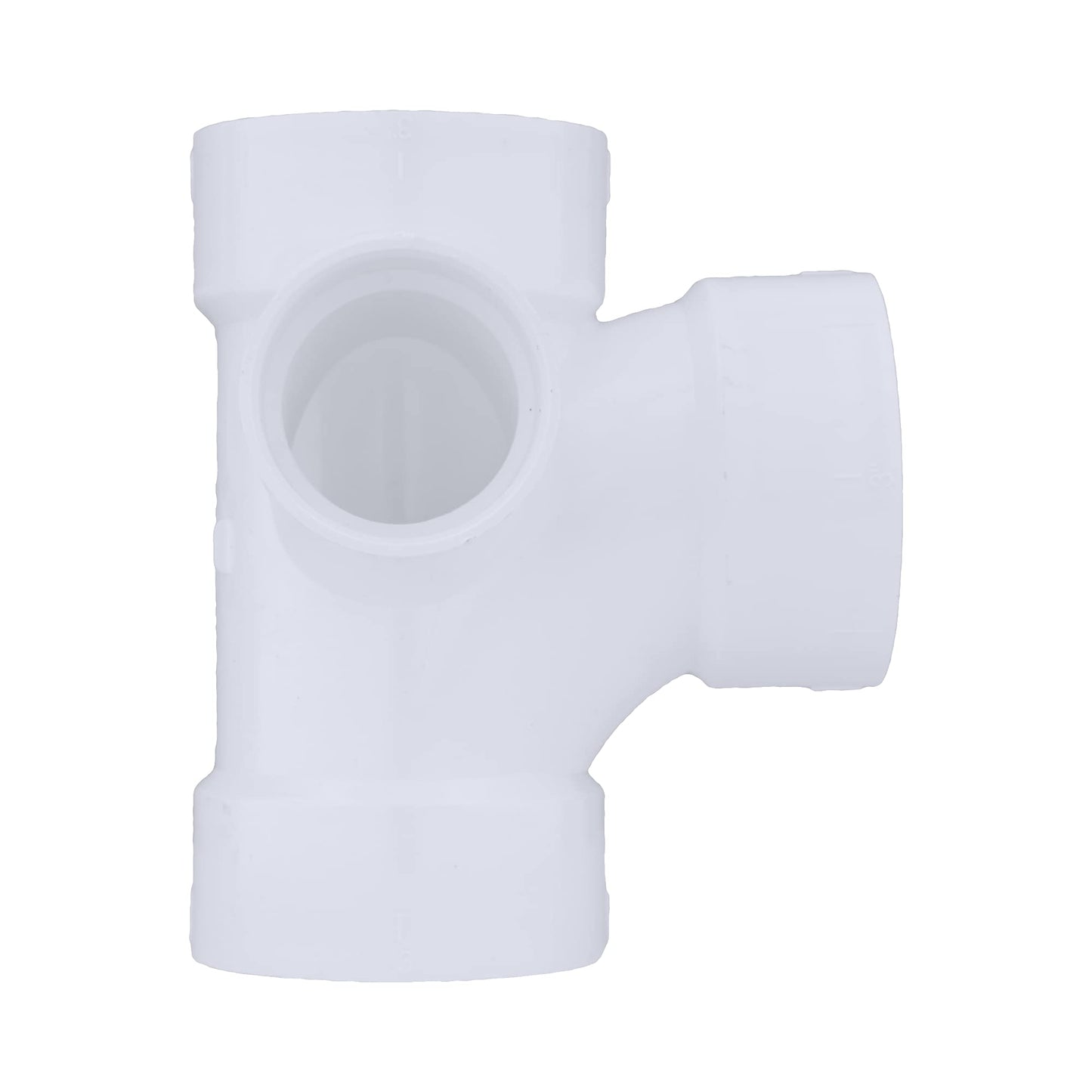 CHARLOTTE PIPE 3 x 3 x 3 x 2 DWV SANIT TEE W/LEFT SI DWV (DRAIN, WASTE AND VENT) (1 Unit Piece)