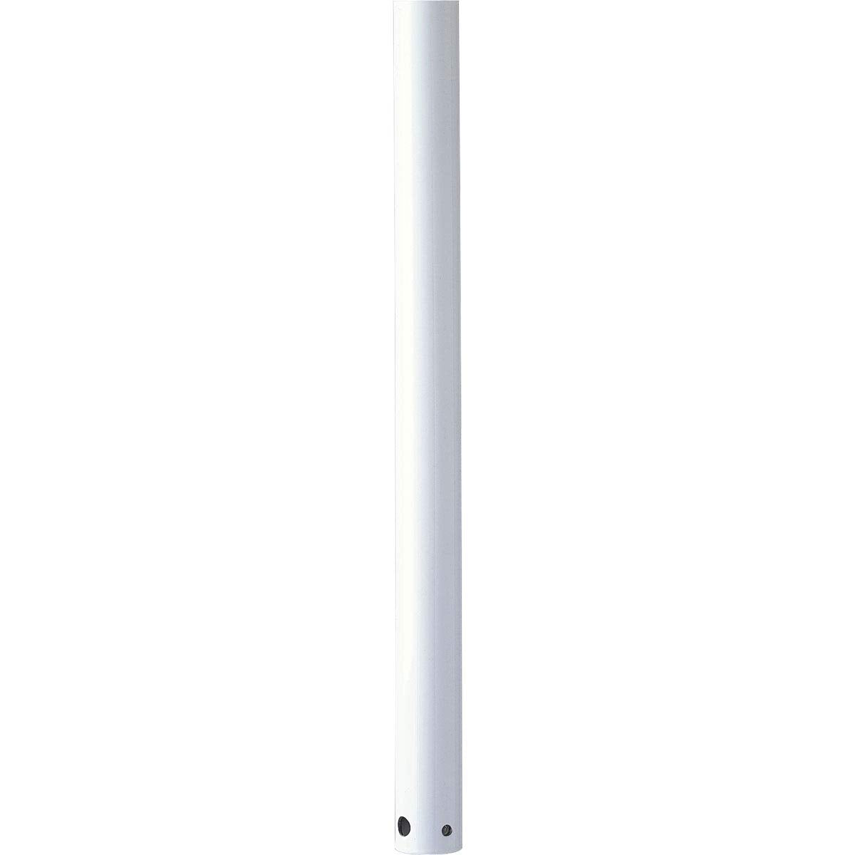 Progress Lighting AirPro Ceiling Fan Downrod, 3/4-Inch Diameter x 24-Inch Height, Compatible with AirPro Fans, Easy Installation, Ideal for 11- to 12-Foot Ceilings, White