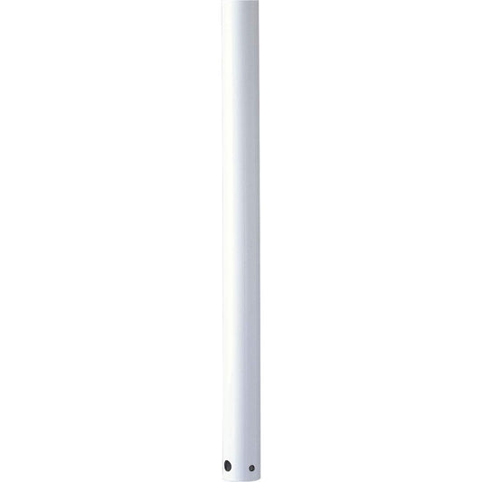 Progress Lighting AirPro Ceiling Fan Downrod, 3/4-Inch Diameter x 24-Inch Height, Compatible with AirPro Fans, Easy Installation, Ideal for 11- to 12-Foot Ceilings, White