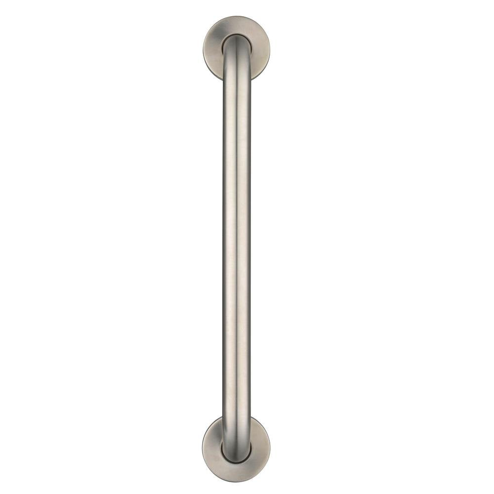 Glacier Bay 18 in. x 1-1/4 in. Concealed Screw Grab Bar in Brushed Stainless Steel