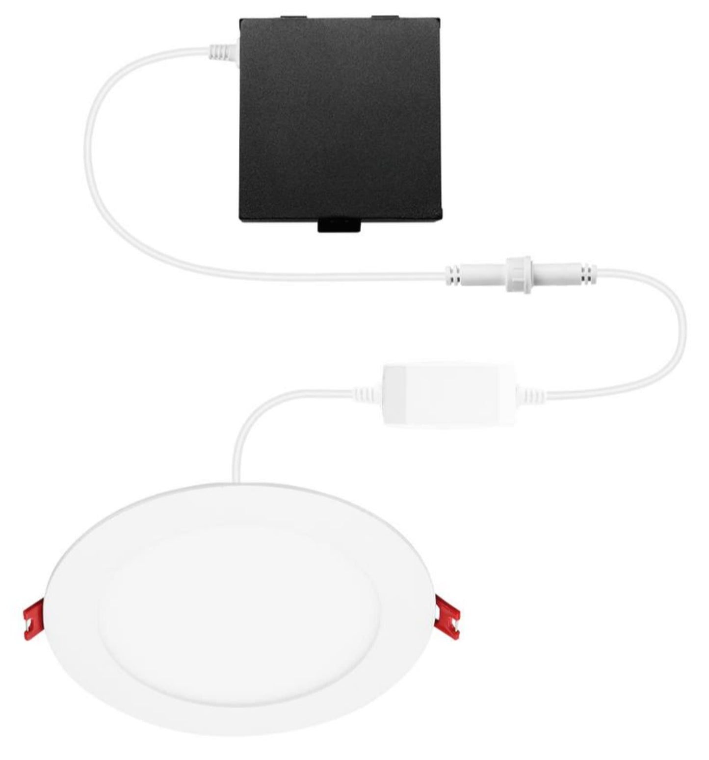 6 in. Smart Hubspace Ultra Slim New Construction and Remodel RGB+W LED Recessed Kit White 50292