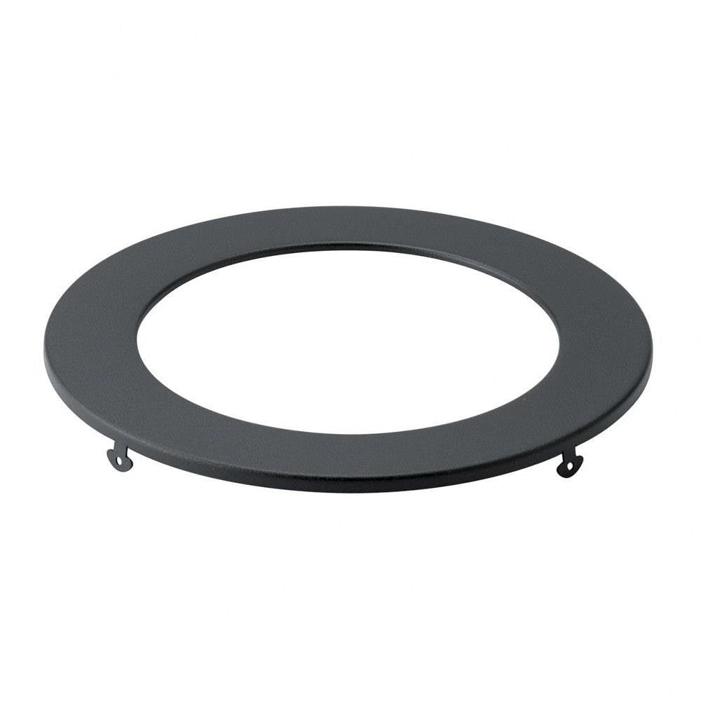 Kichler Direct-to-Ceiling Slim Decorative Trim 6 inch Round Textured Black