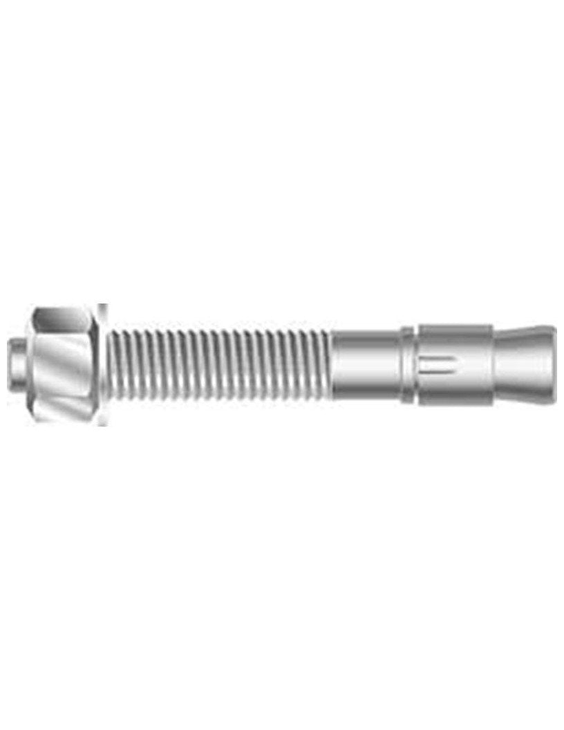 MKT Fastening 2412414 MKT Sup-R-Stud V 1/2 x 4-1/4 Zinc Plated Wedge Anchor - Box of 50