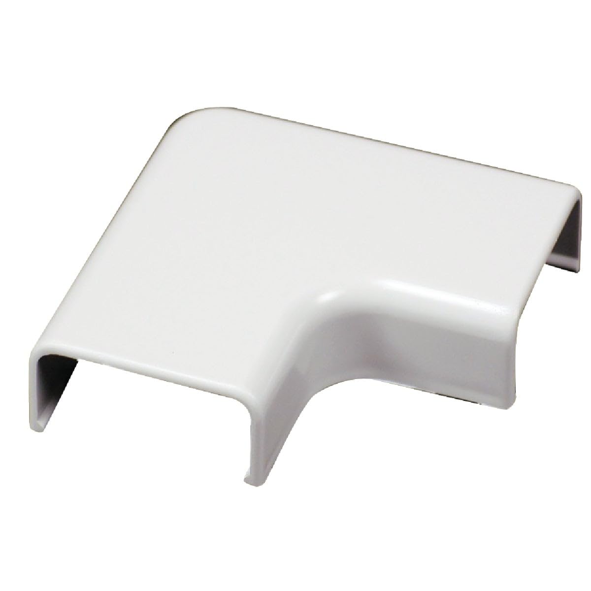 Legrand Wiremold Cordmate II Paintable Cord Cover Flat Elbow White 1 Pack