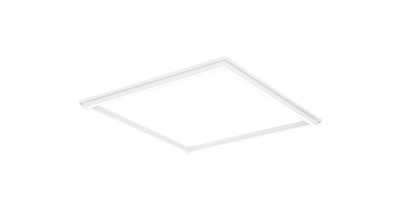 Lithonia Lighting Frame 2x2 LED Lay-in Ceiling Light, 2 ft. x 2 ft. Lighting Fixture for Offices and Classrooms, 3000/4000/5000 Adjustable Lumen Output, 3500K/4000K/5000K Switchable Color Temperature