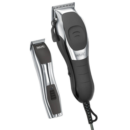 Wahl Pro Series High Performance Corded Electric Haircutting Kit with Cordless Rechargeable Beard Trimmer: All Hair Types, Head & Neck Use