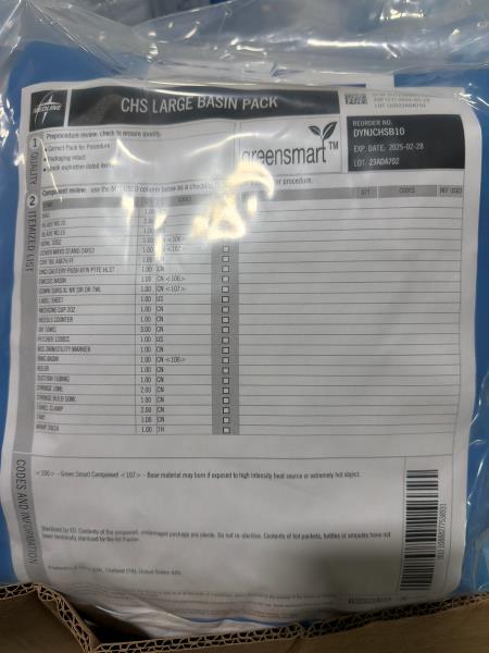 Medline CHS Large Basin Pack Surgical Kit