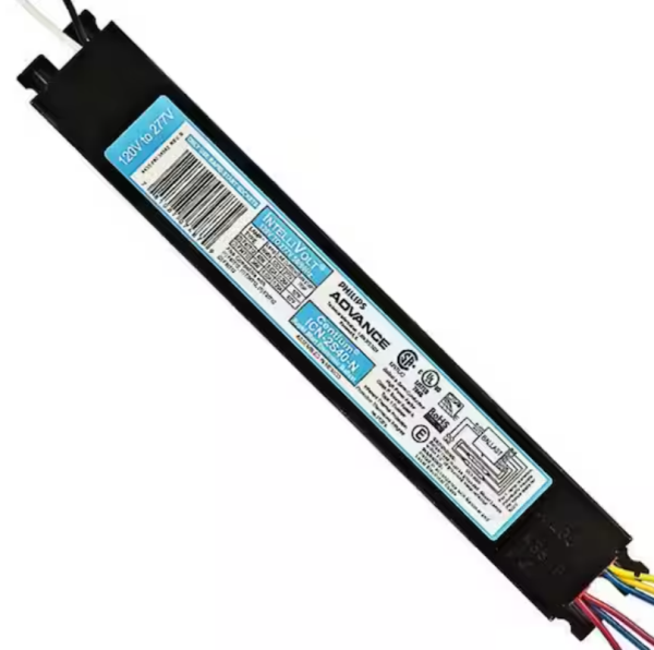 Philips Advance 40W (F40T12) 1 or 2 Lamp 4 ft T12 120V Rapid Start Electronic Fluorescent Replacement Ballast (ICN2S40N)