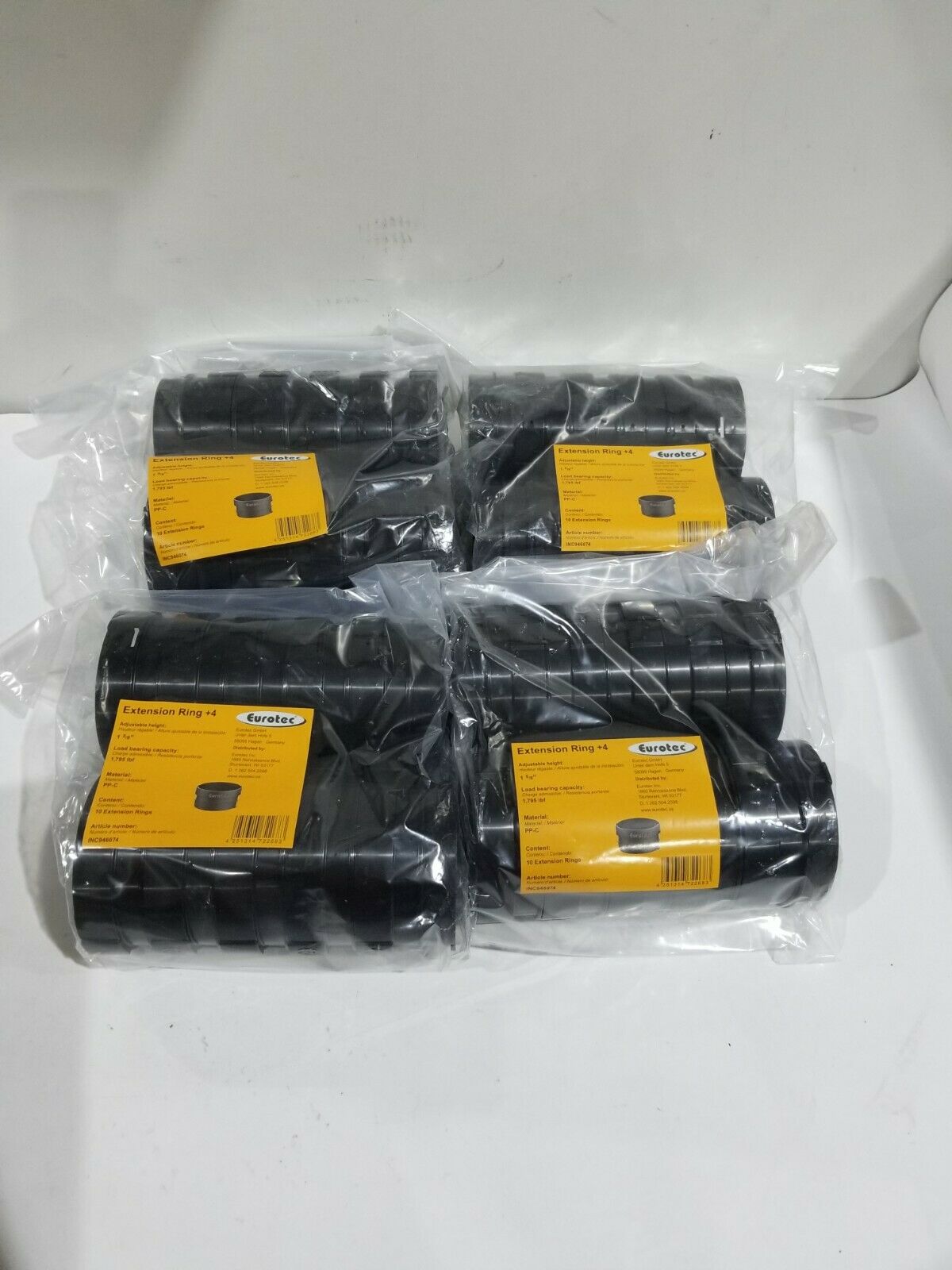 Eurotec Deck Support Extension Ring 1 5/8 in. for Pedestal PRO 40 Pc INC946074