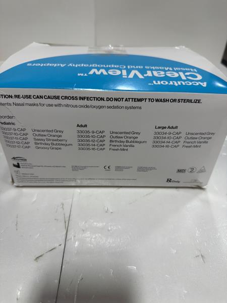 Accutron ClearView Nasal Masks and Adapters Bundle