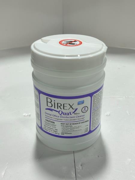 Biotrol Birex Quat Dental Office Disinfectant Cleaner Wipes 160 Count