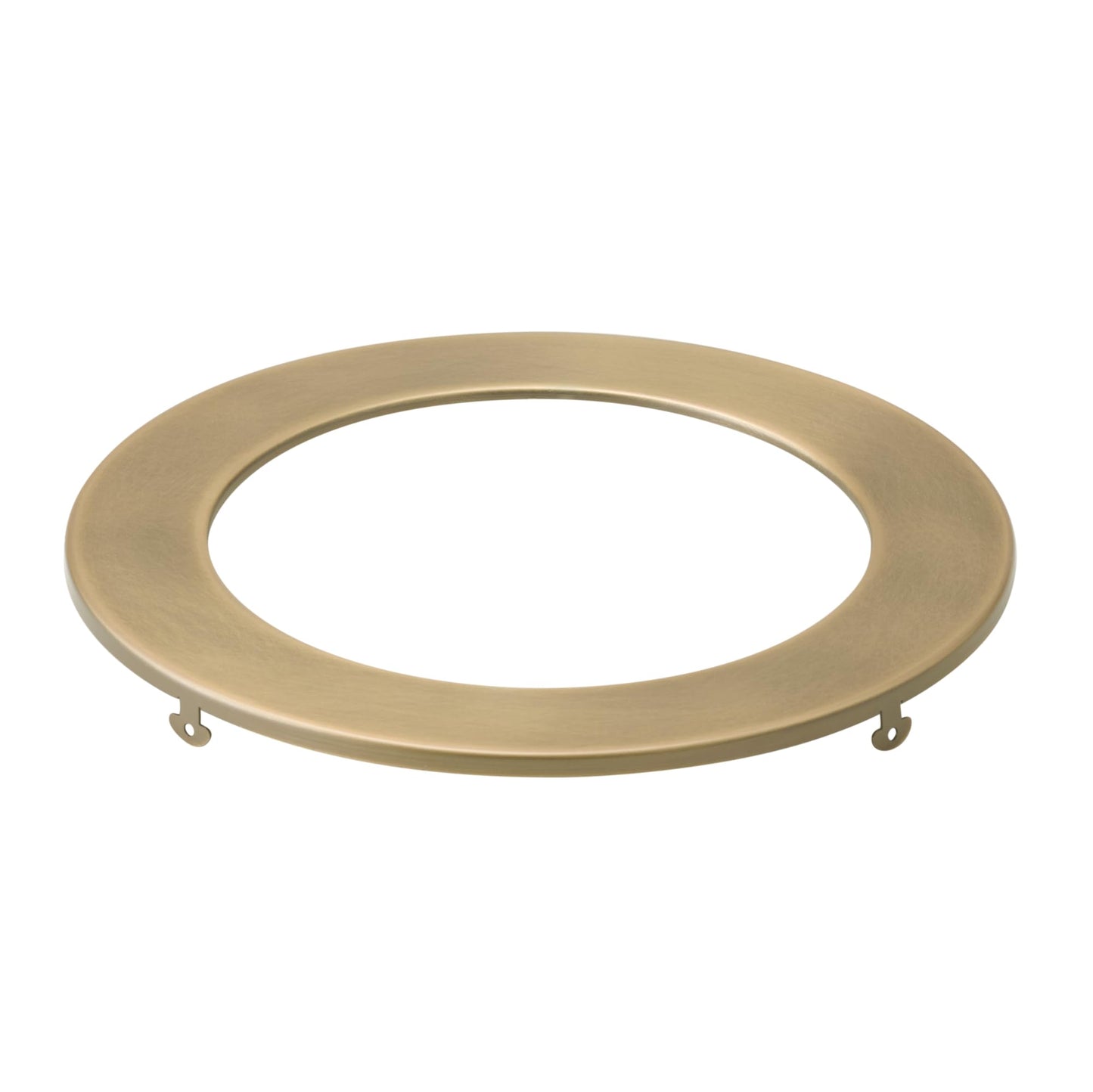 Kichler Direct-to-Ceiling Decorative Trim in Natural Brass, For Use with Kichler 6" Round Slim Fixtures, 1 Count, (7" W x .5" H), ?DLTSL06RNBR
