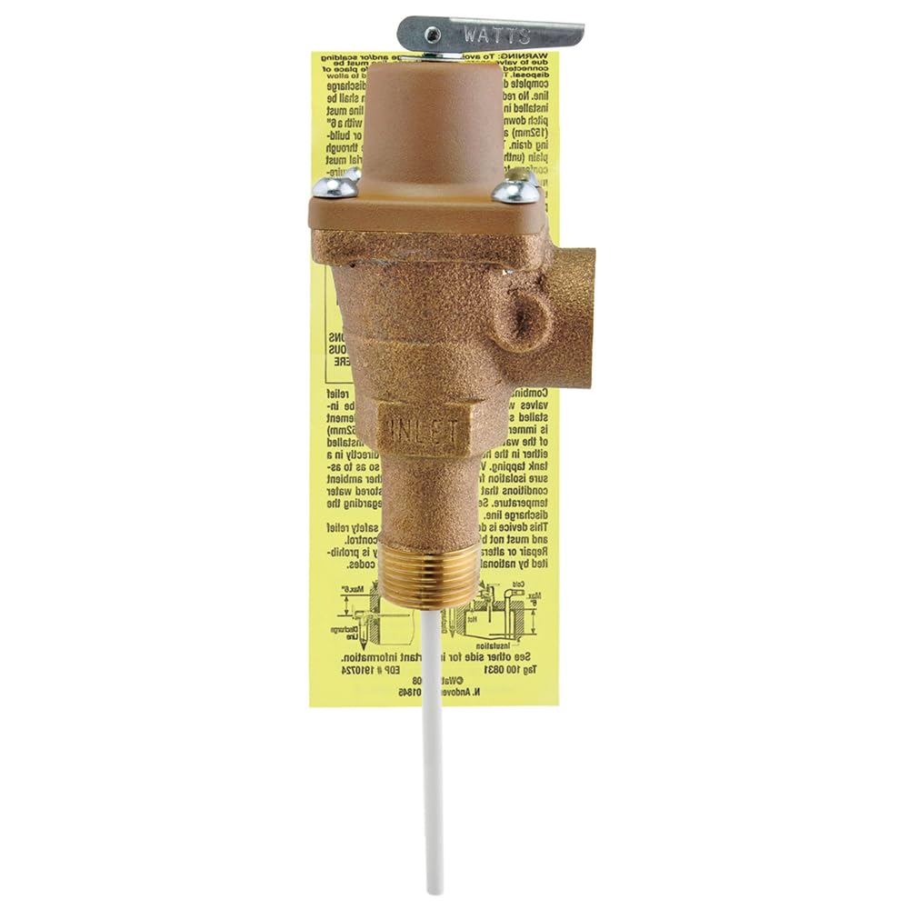 Temperature and Pressure Relief Valve (T&P)