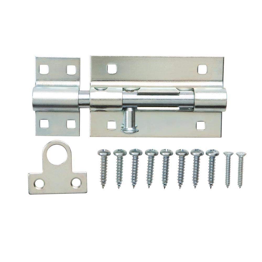Everbilt 5 in. Zinc-Plated Heavy Duty Barrel Bolt