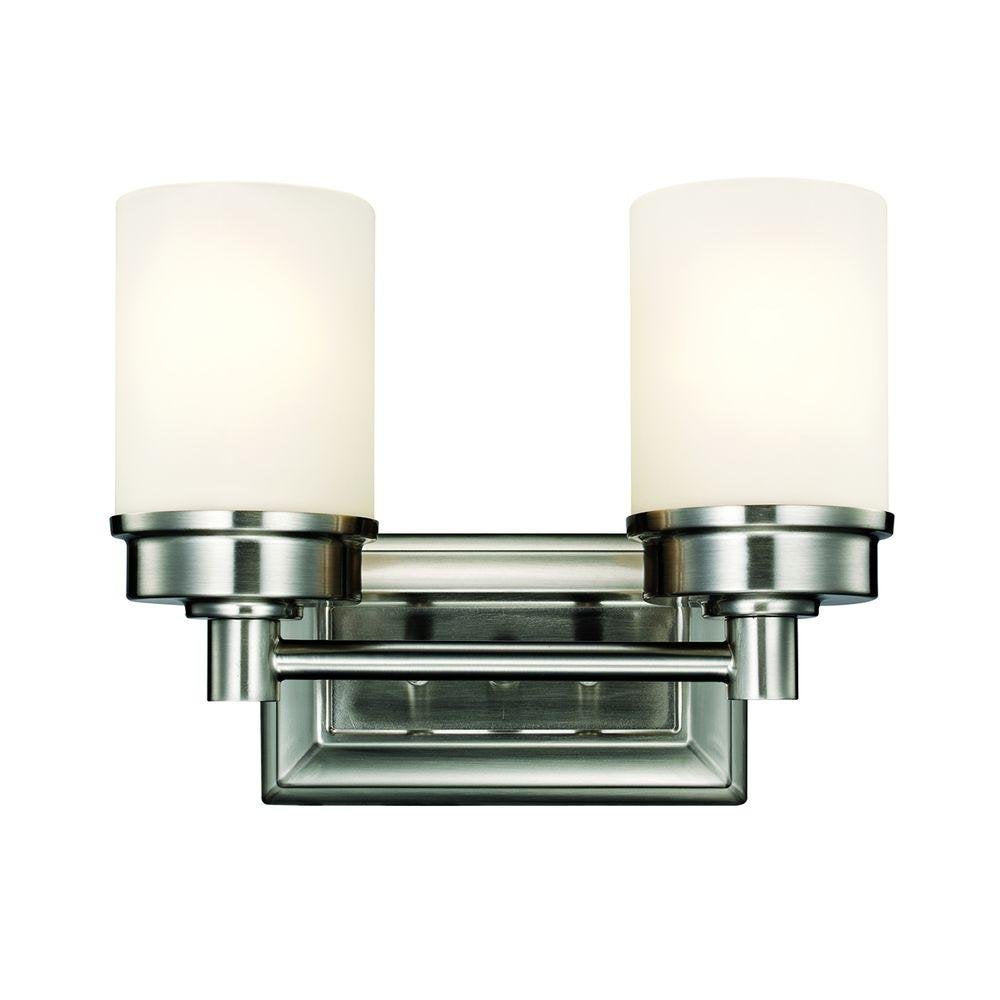Hampton Bay CADE 2-LIGHT VANITY FIXTURE NB23307 Lighting 1001220859