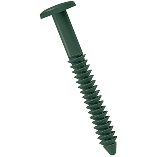Ekena Millwork LVSL0012FG 3" Lifetime Vinyl Shutter-Lok's (12/Bag), Forest Green