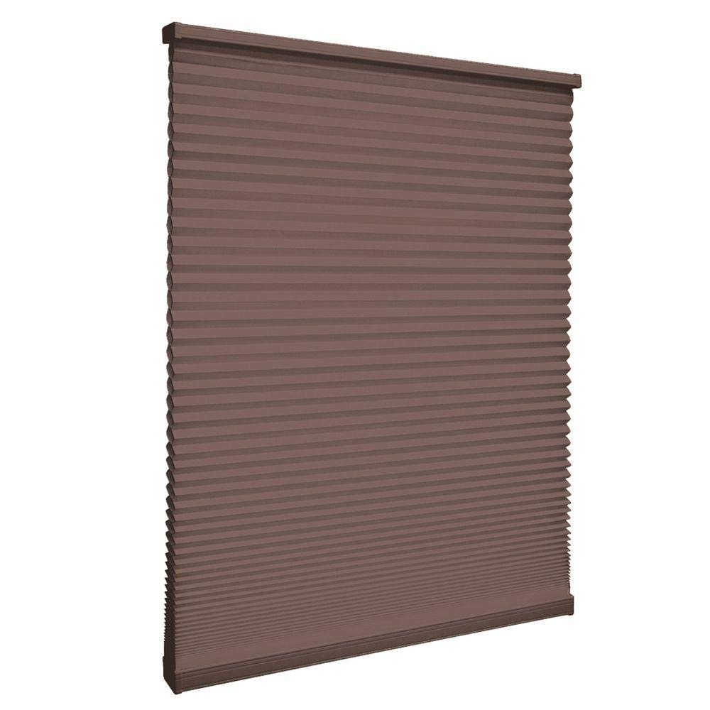 Home Decorators Collection Cut-to-Width Mocha 9/16 in. Blackout Cordless Cellular Shade - 29 in. W x 48 in. L