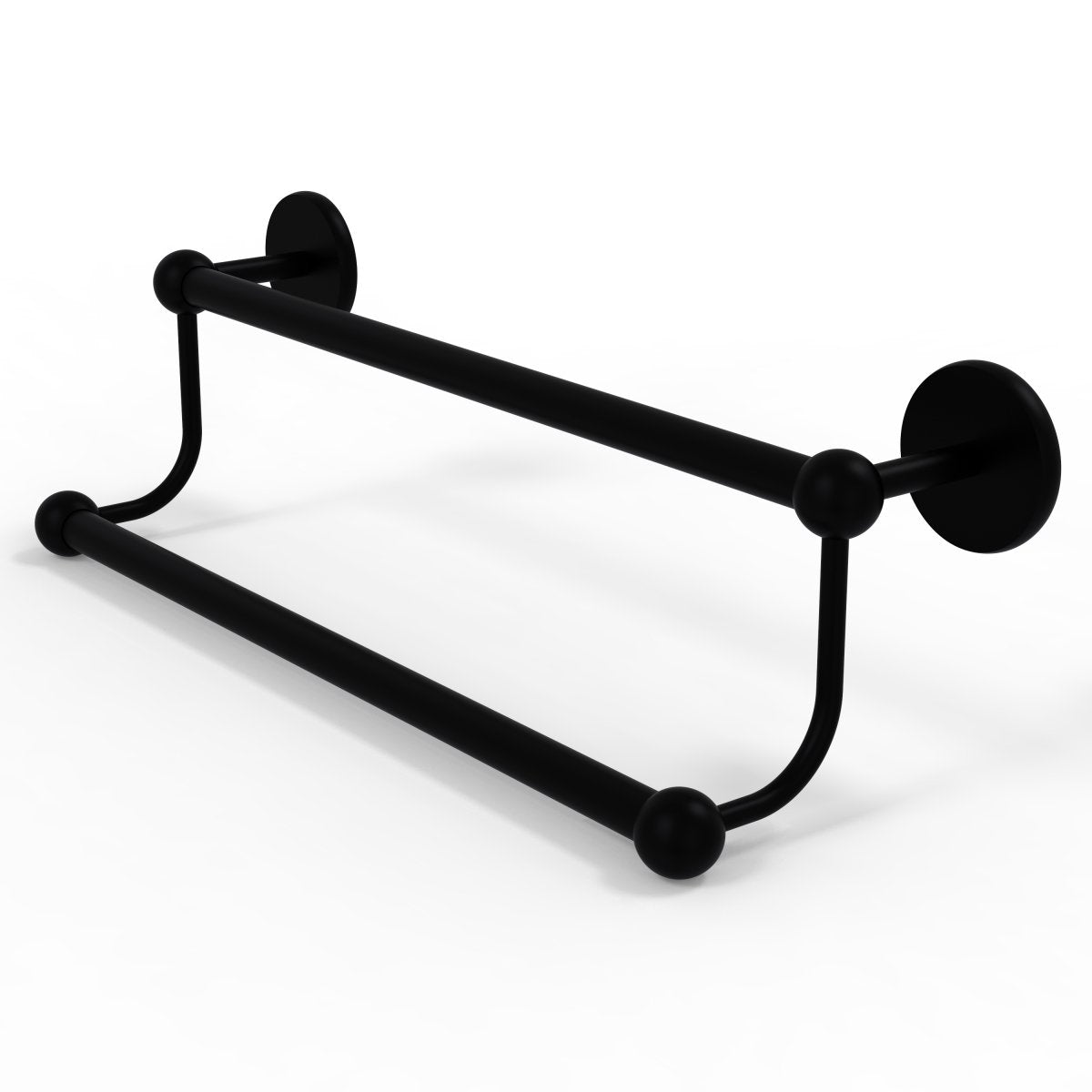 Allied Brass P1072/30-BKM 30-Inch Double Towel Bar, Matte Black