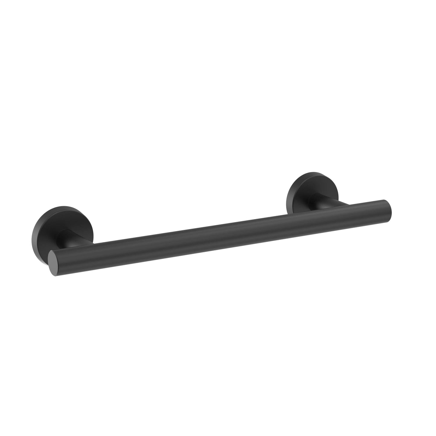 PARTS -MISSING MOUNTING PLATES Amerock BH26546MB | Matte Black Towel Bar | 9 in (229 mm) Towel Rack | Arrondi | Bathroom Towel Holder | Bathroom Hardware | Bath Accessories