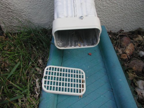 RODENT GUTTER GUARD 3X4 WHT
