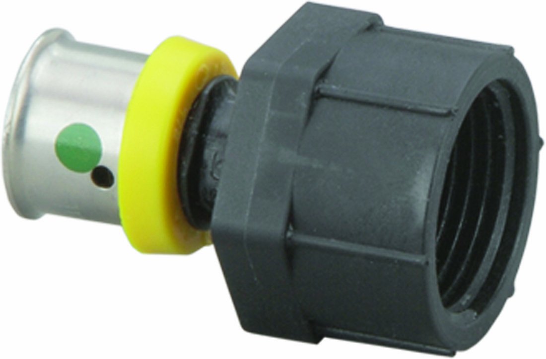 Viega 49234 PureFlow Plastic PEX Press Port Adapter with 1/2-Inch by 1/2-Inch Press x Manabloc Port, 6-Pack
